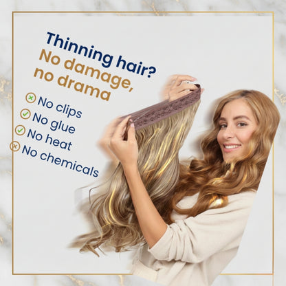 Premium Halo Hair Extensions